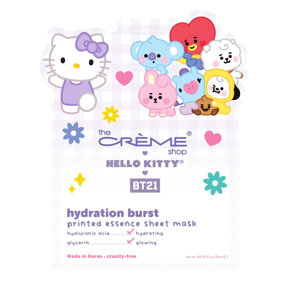The Creme Shop BT21 Sheet Mask Bright Like Baby Chimmy – MIDA K
