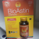BioAstin Hawaiian Astaxantihin 12mg 120 sofgels exp. 12/25
