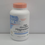 Doctor's Best High Absorption Magnesium Lysinate Glycinate 100mg 240 tablets