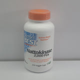 Doctor's Best Nattokinase 2000 FUS 270 veggie caps exp.04/25