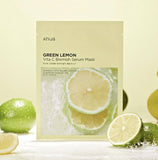 Anua Green Lemon Vita C Blemish Serum Mask 1 sheet