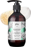 plu Scrub Body Wash Raspberry Mint 2 in 1