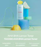 <RED> Tocobo AHA BHA Lemon Facial Toner 5.07 fl oz / 150 ml