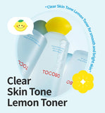 <RED> Tocobo AHA BHA Lemon Facial Toner 5.07 fl oz / 150 ml