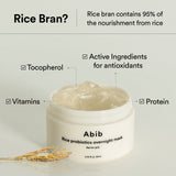 Abib Rice Probiotics Overnight Mask Barrier Jelly 80ml