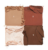 Rom & nd Better than Eyes 4 Color Mini Palette, 01 Dry Mango Tulip