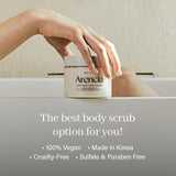 Arencia Fresh Cloud Sea Salt Body &Scalp Scrub French Mint & Lily 260ml / 9.17 oz.