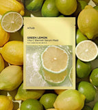 Anua Green Lemon Vita C Blemish Serum Mask 1 sheet