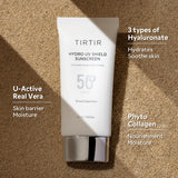 Tirtir Hydro UV Shield Sunscreen | SPF 50+ UVA/UVB Protection 1.69 fl. oz. / 50ml