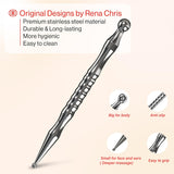 Rena Chris Gua Sha Stainless Steel & Acupressure Pen set