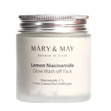 Mary and may vegan Lemon Niacinamide Glow Wash Off Pack 125ml / 4.23 fl. oz.