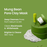 beplain Mung Bean Pore Clay mask 4.05 fl oz / 120ml