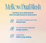 Fwee Mellow Dual Blusher CR02 Baby Smile