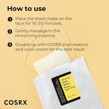 COSRX SNAIL mucin Power Sheet Mask 10pk