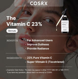COSRX Pure Vitamin C 23% Serum 20ml / 0.67 fl. oz.