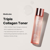 <RED> ( RENEWED) Medicube Triple Collagen Toner 140ml / 4.73 fl. oz.