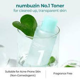 Numbuzin No.1 Pure-Full Calming Herb Toner 300ml / 10.14 fl. oz