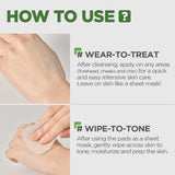 <RED> Mediheal Teatree Trouble Facial Toner Pads with Tea Tree & Lactobacillus 100