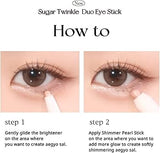 Peripera Sugar Twinkle Duo Eye Stick 05 Frozen Pink