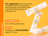 Ongredients Skin Barrier Moisture Sunscreen SPF50+ 50ml