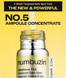 Numbuzin 5+ Glutathione TXA Advanced Dark Spot Ampoule Concentrate 10g