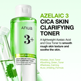Anua 3+ Azelaic Acid 3 + Cica Skin Clarifying Toner 250ml