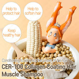 Elizavecca CER-100 Collagen Coating Hair A+ Muscle Tornado Shampoo 16.9 fl oz / 500ml