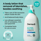 Derma:B AC Control Body Lotion Anti-Blemish 400ml