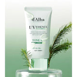 d'Alba UVessence Waterfull+ Tone-Up Green Correcting Sun Cream SPF50+