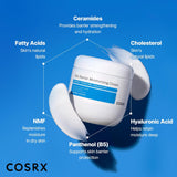 Cosrx Skin Barrier Moisturizer Cream Ceramide + Panthenol + Hyaluronic Acid 450ml