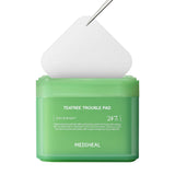 <RED> Mediheal Teatree Trouble Facial Toner Pads with Tea Tree & Lactobacillus 100