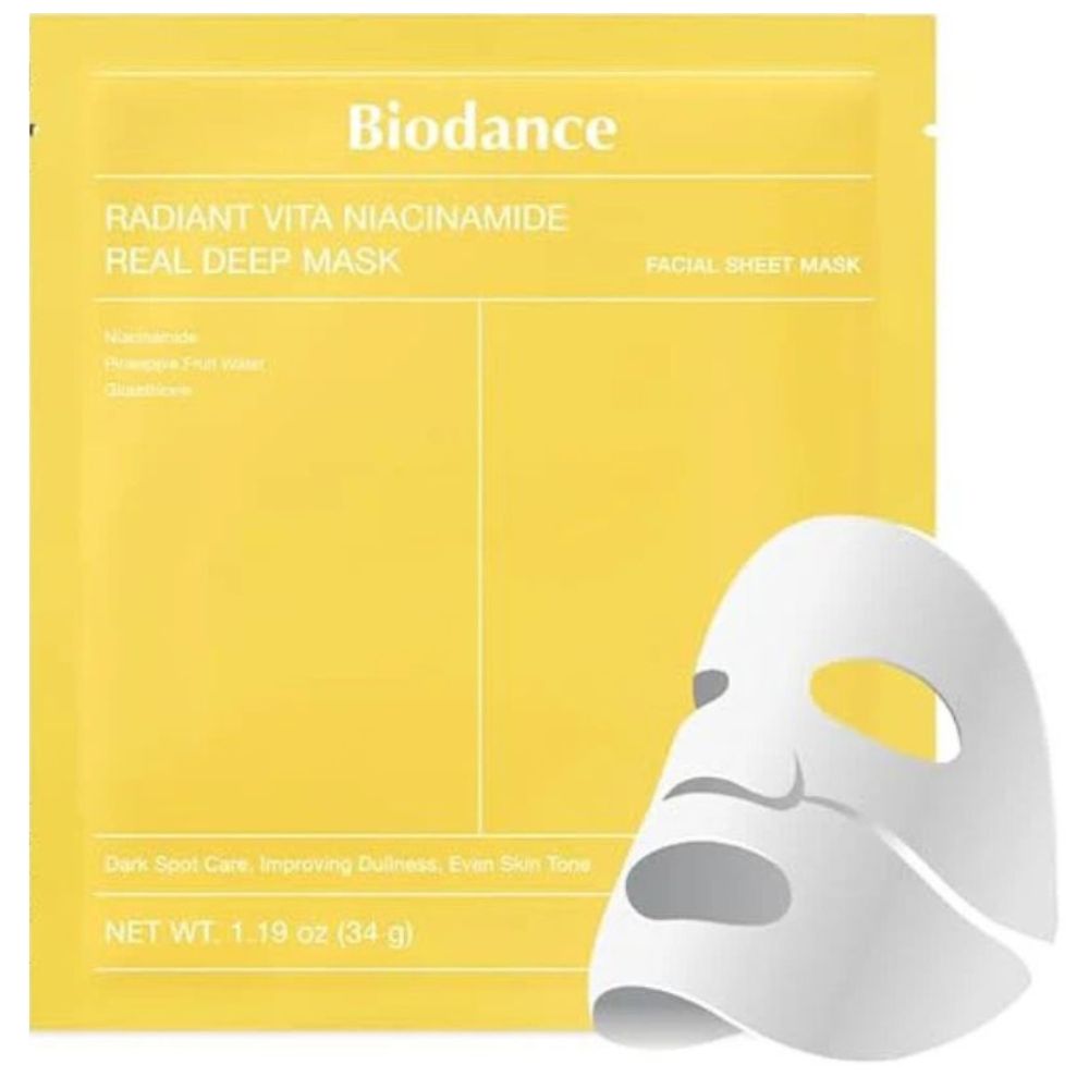 Biodance Radiant Vita Niacinamide Real Deep Mask 4ea – MIDA K-Beauty Store
