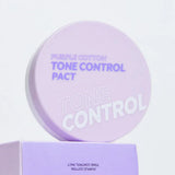 I'm meme Purple Cotton Tone Control Pact 10g