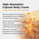 Dr.Melaxin Kojic Acid Turmeric Capsule Body Cream 200g