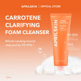 Aprilskin Carrotene Clarifying Foam Cleanser 120ml / 4.05 fl. oz.