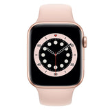 Apple Watch Series 6 GPS 40mm Gold Aluminum Smartwatch - Pink Sand Sport Band