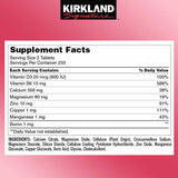 Kirkland Signature Calcium Citrate Magnesium and Zinc, 500 Tablets Exp. 06/24