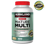 Kirkland Signature Adult 50+ Mature Multi Vitamins & Minerals, 400 Tablets Exp. 02/24