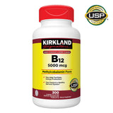 Kirkland Signature Quick Dissolve B-12 5000 mcg., 300 Tablets Exp. 07/25