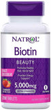Natrol Biotin 5000 mcg., 250 Fast Dissolve Tablets Exp.04/24