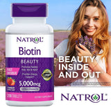 Natrol Biotin 5000 mcg., 250 Fast Dissolve Tablets Exp.04/24