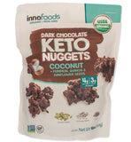 InnoFoods Dark Chocolate Keto Nuggets With Pumpkin, Quinoa & Sunflower Seeds 16oz Exp.10/22
